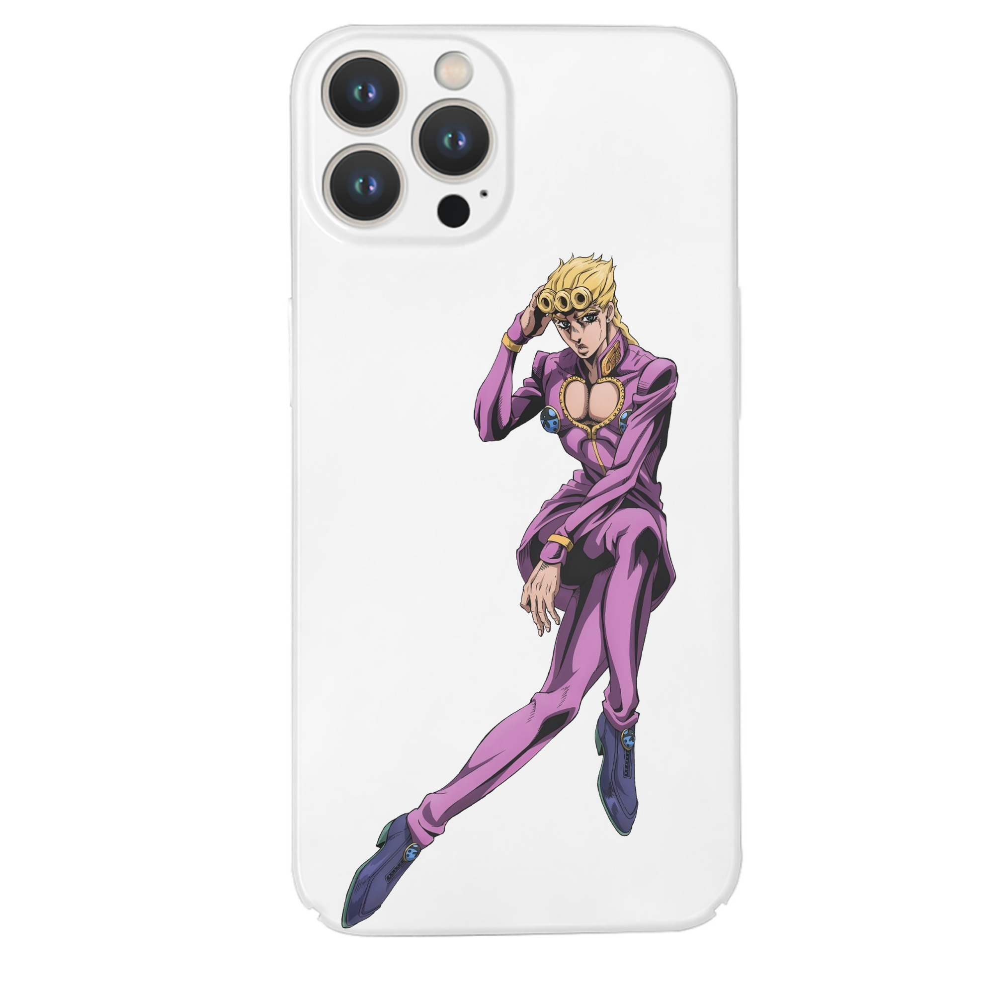 （画像用） ジョジョの奇妙な冒険 ジョルノ?ジョバァーナ JoJo's Bizarre Adventure Giorno Giovanna 【iPhone 14シリーズ対応】ハードケース